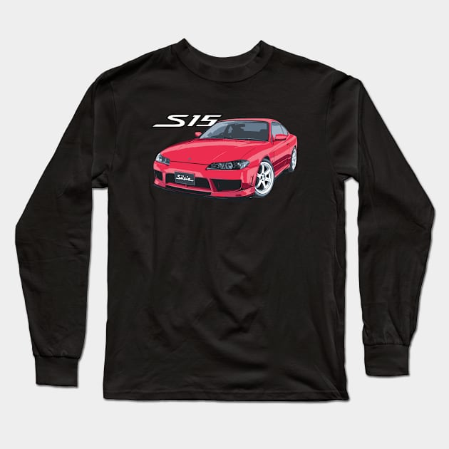 super red s15 Long Sleeve T-Shirt by cowtown_cowboy